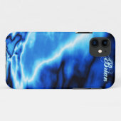 Blue Clouds N Lightning iPhone 5 hoesje (Achterkant (horizontaal))