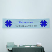 Blue Clover Ribbon van Kenneth Yoncich Spandoek (Beurs)