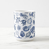 Blue Coastal Living Koffiemok (Center)