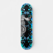 Blue Cobra - Gepersonaliseerd Skateboard (Voorkant)