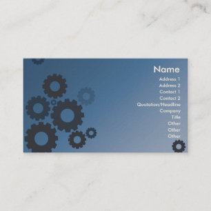 Blue Cogs - Business Visitekaartje