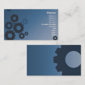 Blue Cogs - Business Visitekaartje (Voorkant / Achterkant)