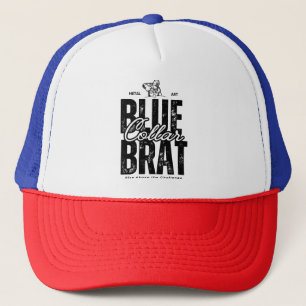 Blue Collar Brat Trucker Hat Pet