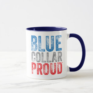 Blue Collar Proud 11oz. Mok keramische koffie