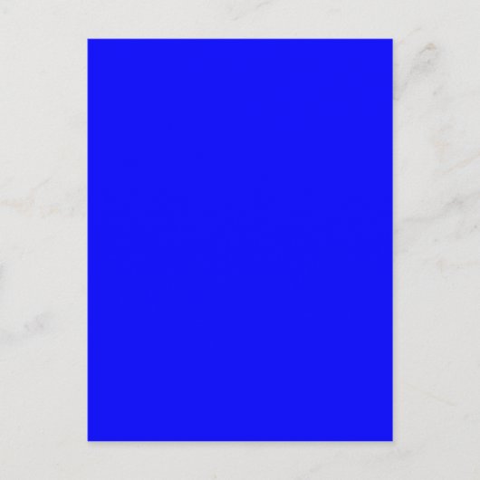 Blue Color Gepersonaliseerd Designer Briefkaart (Voorkant)