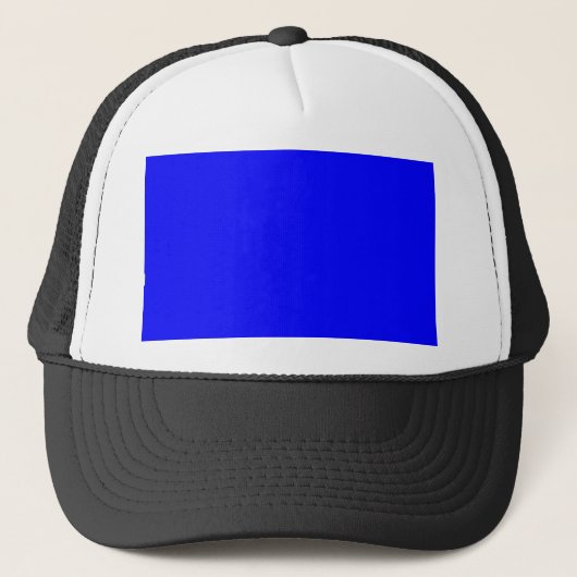 Blue Color Gepersonaliseerd Designer Trucker Pet (Voorkant)