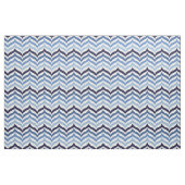 Blue Colors Chevron Pattern Stof (Yard (91,4 cm))