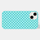 Blue Combination Classic Checkerboard door STaylor Case-Mate iPhone Case (Achterkant (horizontaal))