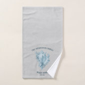 Blue Conch Shell Bad Handdoek (Handdoek)