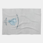 Blue Conch Shell Theedoek (Horizontaal)