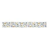 Blue Construction Trucks & Site Theme Pattern Lint (Voorkant)