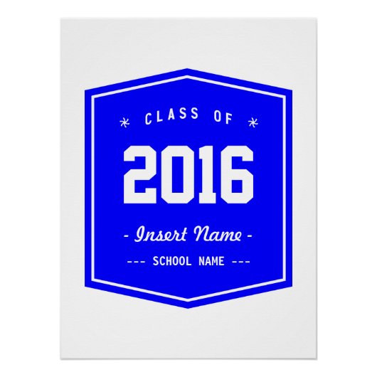 Blue Cool-klasse Perfect Poster (Voorkant)