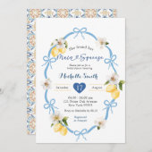 Blue Coquette Bow Blue Lemon Main Squeeze Kaart (Voorkant / Achterkant)