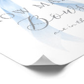 Blue Coquette Bow How many Bows Game Poster (Hoek)