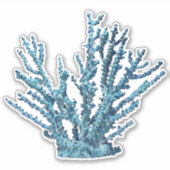 Blue Coral Sticker (Voorkant)