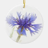 Blue Cornflower Foto - Keramisch Ornament (Voorkant)