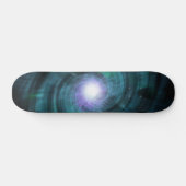 Blue Cosmic Twirl Skateboard (Horizontaal)