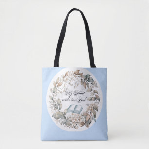 Blue Cottage Tuin Boekenliefhebbers Draagtas