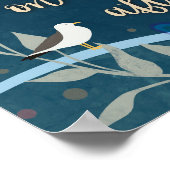  Blue Courage of Stars citeert inspiratie Poster (Hoek)