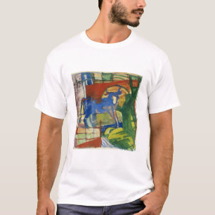 Blue Cow, 1914 (tempera op papier) T-shirt