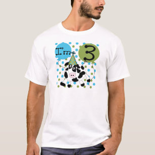 Blue Cow 3e Anniversaire Tshirts et cadeaux