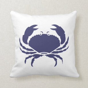 Blue Crab ~ Beach House Kussen