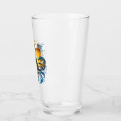 blue crab beer glas (Links)