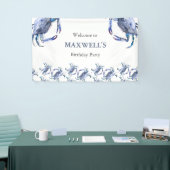 Blue Crab Birthday Banner (Beurs)