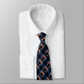 Blue Crab Design Cravate masculine (Attaché)