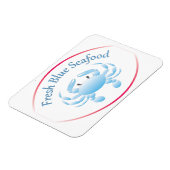 Blue Crab Fridge Magnet Magneet (Linkerzijde)