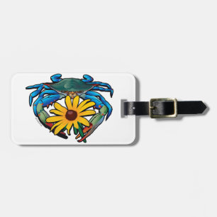 Blue Crab Maryland Black-eyed Susan Bagagelabel
