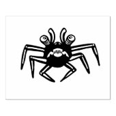 Blue Crab Monster Design Rubberstempel (Afrduk)