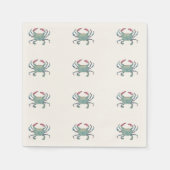 Blue Crab Napkins Servet (Voorkant)