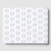 Blue Crab Pattern - Beach House Vacation Rental Gastenboek (Achterkant)