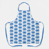 Blue Crab Pattern Schort (Voorkant)