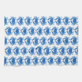 Blue Crab Pattern Theedoek (Horizontaal)