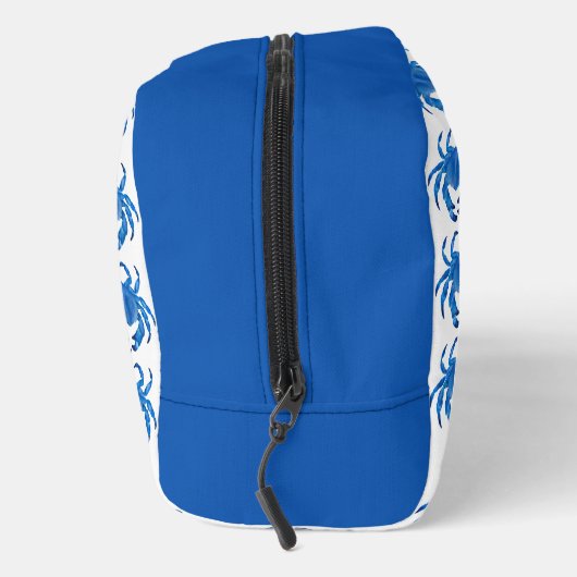 Blue Crab Pattern Toilettasje (Rechts)