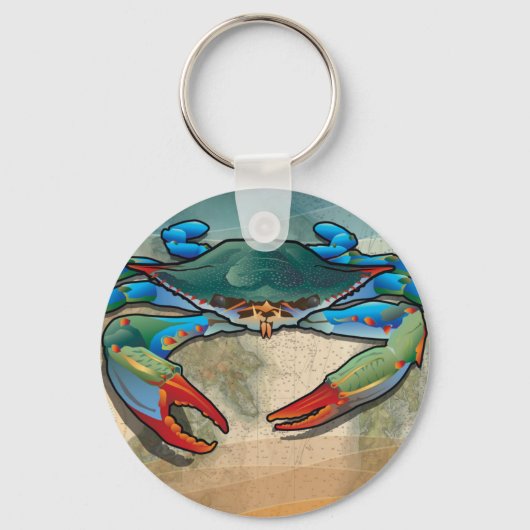 Blue Crab Sleutelhanger (Voorkant)