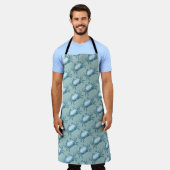  Blue Crab Whimsical Crabby Pattern Schort (Gedragen)