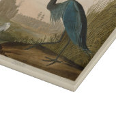 Blue Crane Heron Audubon Painting Snijplank (Hoek)