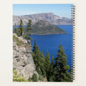 Blue Crater Lake Foto Planner (Achterkant)