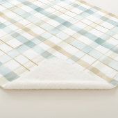 Blue Cream White Plaid (3/4)