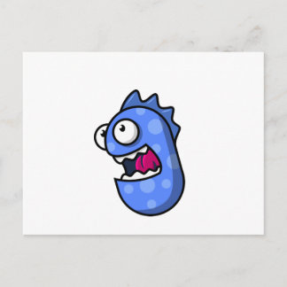 Blue Creature Briefkaart