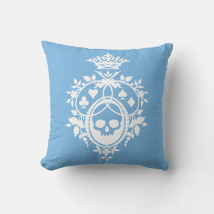 Blue Crest met Sierkussen van de schedel en de tra