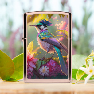 Blue Crested Rainbow Gevleugelde Sunbird Fantasy B