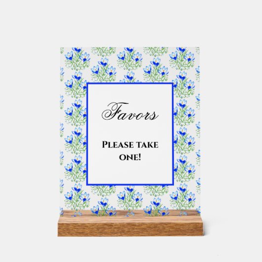 Blue Crocuses (Recto)