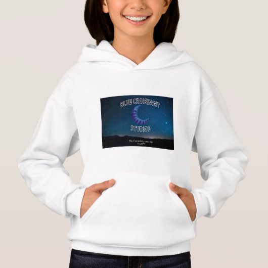 Blue Croissant Hoddie (Voorkant)
