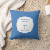 Blue Cross Baby Baptism Christening Kussen (Deken)