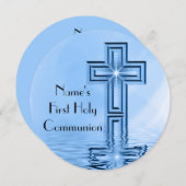 Blue Cross First Heilige Communauteit Uitnodiging (Voorkant / Achterkant)