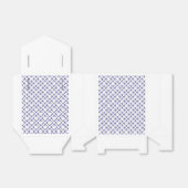Blue  Cross Pendant Pattern  Bedankdoosjes (Uitgevouwen)
